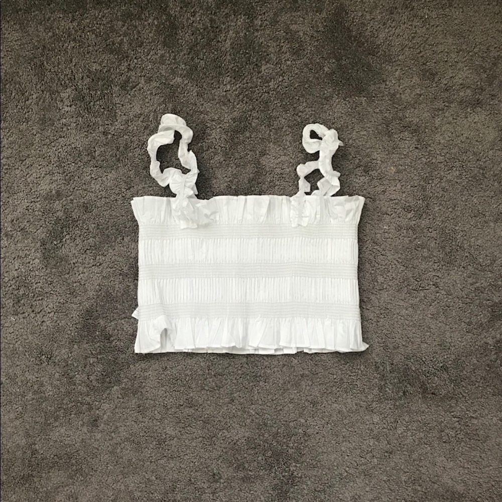 Square neck crop top - Picture 2 of 3